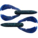 Bass Assassin BANG Lures Woopah Craw 4in 7 per Pack Junebug/Blue Tail 4