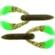 Bass Assassin BANG Lures Woopah Craw 4in 7 per Pack Watermelon Red Glitter/Chartreuse Tail 4