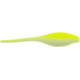 Bass Assassin Pro Tiny Shad Swimbait 2in 15 per Pack Chartreuse White 2