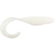 Bass Assassin Walleye Assassin Curly Shad 4in 10 per Pack White 4