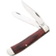 Bear and Son Knives 2 Blade Trapper Folding Knife 3.13in High Carbon Stainless Steel Rosewood Handle