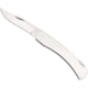 Bear and Son Knives Lockback Folding Knife 2.75in High Carbon Stainless Steel Clip Point Stainless Steel Handle