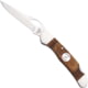 Bear and Son Knives Locking Cowhand Folding Knife 2.88in 1095 Carbon Steel Heritage Walnut Handle
