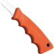 Bear and Son Knives Powergrip Utility Fixed Blade Knife 1.63in 440 Stainless Steel Orange Kraton Handle 466 1/4