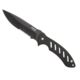 Bear & Son Cutlery Brisk 1.0 9 3/4 Black Fixed Blade With Ballistic Sheath