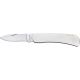 Bear & Son SS Lockback Fold Knife SS Drop Point Blade Brushed SS Handle 3in Closed BC