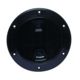 Beckson Marine 4" Smooth Center Screw-Out Deck Plate - Black