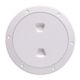 Beckson Marine 6" Smooth Center Screw-Out Deck Plate - White