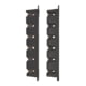Berkley Horizontal Rod Rack Black