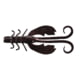 Berkley PowerBait Crazy Legs Chigger Craw Creature Bait 4in 8 Pack Black Red Fleck