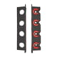 Berkley Twist Lock Utility 4 Rod Rack Black/Red