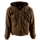 Berne Original Washed Hooded Jacket - Quilt Lined-  - Mens, Bark, 2XL HJ375BBR520