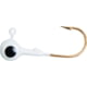 Betts Spin Jighead 1/16 oz White/Black Eye 10/Pack