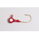 Betts Spin Jighead 1/32 oz Red/White Eye 10/Pack