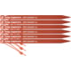 Big Agnes Dirt Dagger UL 10in Tent Stakes Pack of 6 Orange