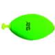 Billy Bay Hi Viz Aggravator Rattle Float Weighted Snap On Oval 2-1/2in Green 2Pk