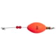 Billy Bay Low Country Lightning Brass Weighted Click Clacker Rig 2-1/2in Oval Red 1Pk