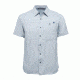 Black Diamond Chambray Modernist Mens Short Sleeve Everyday Button Ups Shirt, Blue Steel, Small, APT59C433SML1