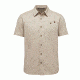 Black Diamond Chambray Modernist Mens Short Sleeve Everyday Button Ups Shirt, Dark Curry, Extra Large, APT59C750XLG1