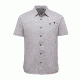 Black Diamond Chambray Modernist Mens Short Sleeve Everyday Button Ups Shirt, Slate, Small, APT59C020SML1