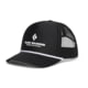 Black Diamond Flat Bill Trucker Hat Black/Black Eqpmnt for Alpnst One Size