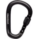 Black Diamond Pearlock Screwgate Carabiner Black One Size