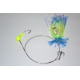 Blue Water Candy Dead Bait Rig Skirted 1/2oz Dark Blue/Chartreuse