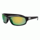 Bolle Anaconda Sunglasses, Matte Black Frame, Brown Emerald Oleo AF Lens, Polarized, 12017