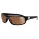 Bolle Anaconda Sunglasses, Matte Black Frame, Inland Gold Oleo AR Lens, Polarized, 11918