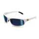 Bolle Anaconda Sunglasses, Shiny White Frame, Offshore Blue Lens, Polarized, 11450