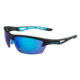 Bolle Bolt Sunglasses, Matte Black/Blue rubber Frame, Large, 12203