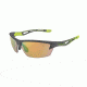 Bolle Bolt Sunglasses, Smoke/Lime Frame, Brown Emerald Oleo AF Lens, 12084