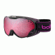 Bolle Duchess Ski/Snowboard Goggles,Black and Plum Frame,Vermillon Gun Lens 21313