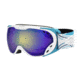 Bolle Duchess Ski/Snowboard Goggles,White and Blue Frame,Aurora Lens 21133