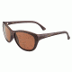 Bolle Greta Sunglasses - Women's,Matte Chocolate Frame, TLB Dark Square Lens, 12105