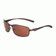 Bolle Key West Sunglasses, Shiny Brown Frame, Polarized A-14 Oleo AF Lens, 11792