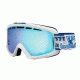 Bolle Nova II Ski/Snowboard Goggles,Matte White and Blue Frame,Aurora Lens 21339