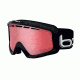 Bolle Nova II Ski/Snowboard Goggles,Shiny Black Frame,Polarized Vermillon Lens 21333