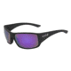 Bolle Tigersnake Sunglasses, Matte Black Frame, Blue Violet Lens, 11930