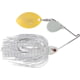 Booyah Covert Finesse Spinnerbait Nickel Colorado Gold Oklahoma Blade 3/8oz 4in Wt Silvrscl/Prlhd
