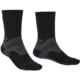 Bridgedale Trekker Sock - Men's Midweight Crew Black Large