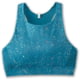 Brooks Drive 3 Pocket Run Bra - Women's Lagoon Speckle Print 38AB