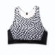 Brooks Drive 3 Pocket Run Bra - Women's Speed Check B/W 32AB