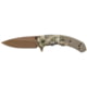 Browning Auric Folding Knife 3.375in D2 High Carbon Steel Drop Point G10 Handle N