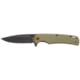 Browning Buckmark Slim Folding Knives 3.125in D2 High Carbon Steel Drop Point Sage Laminate Handle N