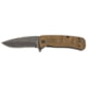 Browning Riverstone Folding Knife 2.875in D2 High Carbon Steel Drop Point Bronze Aluminum Handle N