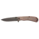 Browning Rivet Folder 3in Knife Drop Point D2 Steel Blade Laminate Handle Copper