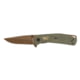 Browning Trailside Folding Knife 3in D2 High Carbon Steel Drop Point G10 Handle N