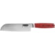 Bubba Blade Japanese Style Santoku Chef Kitchen Knife 7in Stainless Steel G10 Handle