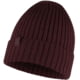 Buff Knitted Beanie Norval Maroon